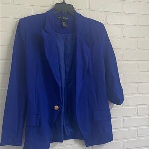 Elegant Blue Women's Blazer